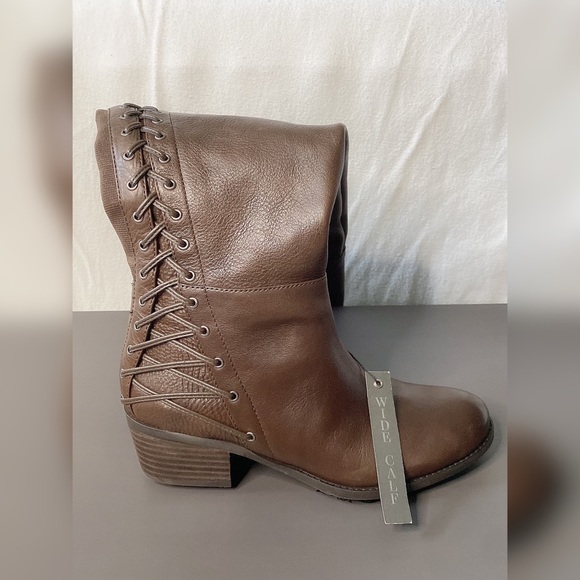 Vince Camuto high knee boots- brown - Picture 1 of 5